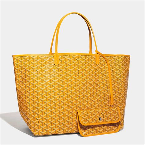 goyard tote yellow|goyard pm tote price.